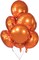 30pcs 18 Inch Orange Round Mylar Foil Balloons – Self-Sealing Helium Supported Balloons for Halloween, Graduation, Thanksgiving, Fall & Party Decorations